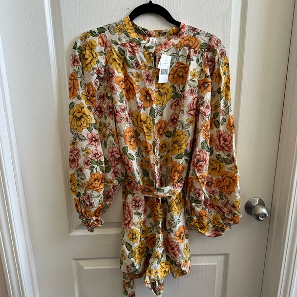 Floral Women's Romper - Multicolor - Picture 1 of 4